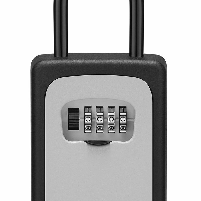 กล่องล็อคกุญแจ,กล่องล็อคกุญแจอลูมิเนียม Key ปลอดภัยกล่อง Weatherproof 4สำหรับกลางแจ้งและในบ้าน