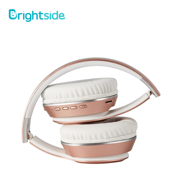 Brightside Wireless Headphones Bluetooth Headset Foldable Earphone Deep Bass Headphones With Mic TF Card For Ipad Mobile Phone