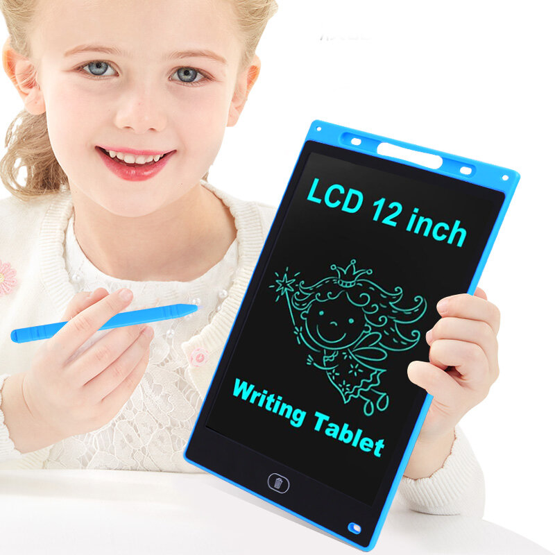 Tablet Tulis LCD 12 Inci Tablet Gambar Digital Alas Tulisan Tangan Tablet Elektronik Portabel Papan Gambar Tablet dengan Pena