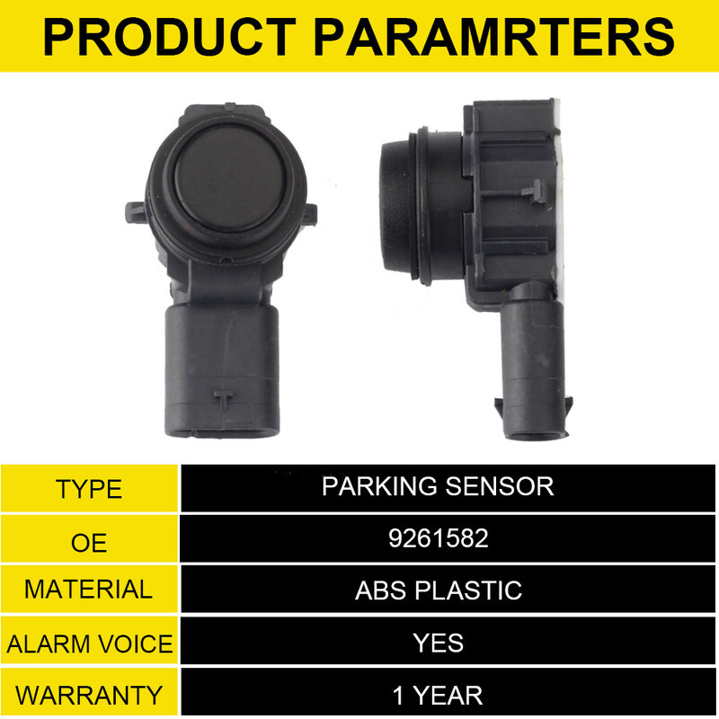Dasbecan 4PCS Assist PDC Parking Sensor For BMW 1 3 F20 F21 F22 F30 F31 F34 Aid Reverse Backup 9261582 66209261582 0263013511