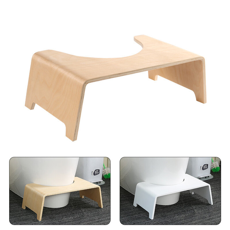 High Quality Toilet Seat Footstool Household Multifunctional Toilet Stool Non-slip Heightened Thickened Foot Stool Squatty Stool