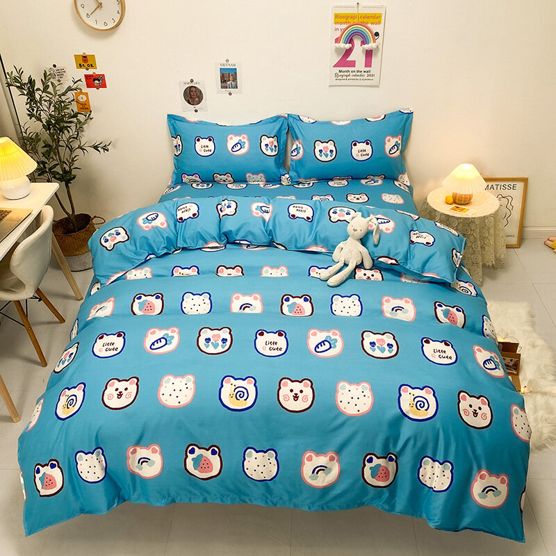 Comforter Bedding Set Printed Bed  Sheet Duvet Cover  Single Double Queen King Quilt Covers Sets