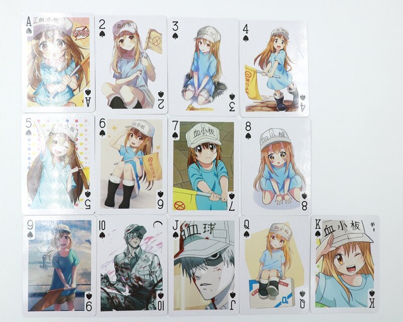 Komórki Anime w pracy! Karty do pokera/karty mostkowe/karty biurkowe