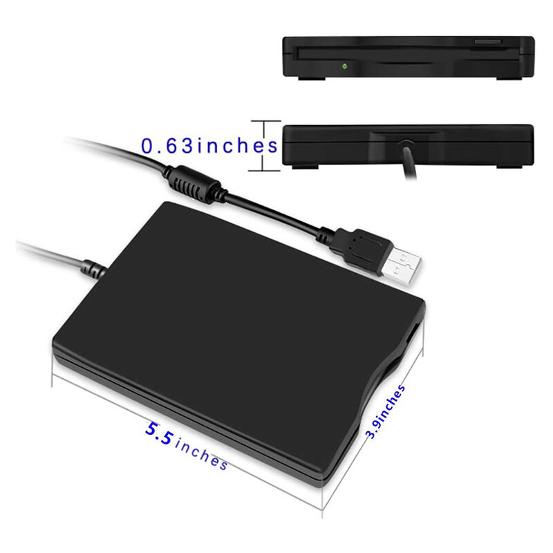 Драйвер для внешнего дисковода FDD, с подключением к ноутбуку 2000 дюйма, USB 3,5
