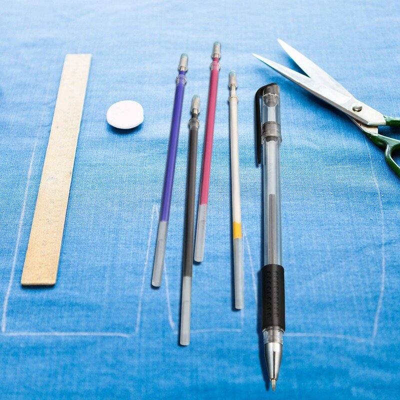 4 Thermische Wissen Pen Stof Marker Pennen Met 16 Vullingen Voor Diverse Kleuren Leer Stoffen, verkrijgbaar In 4 Kleuren