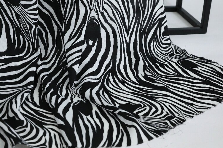 Brede 59''animal Leopard Snake Zebra Golf Punt Mode Stof Lente En Zomer Prints Voor Kleding Materialen Door De Werf