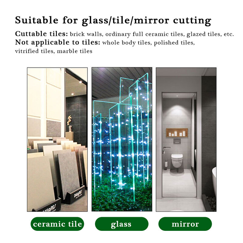 Hoge Sterkte Glas Cutter Handheld Tegel Glassnijder Multifunctionele Draagbare Opener Diamond Snijgereedschap Voor Bouw