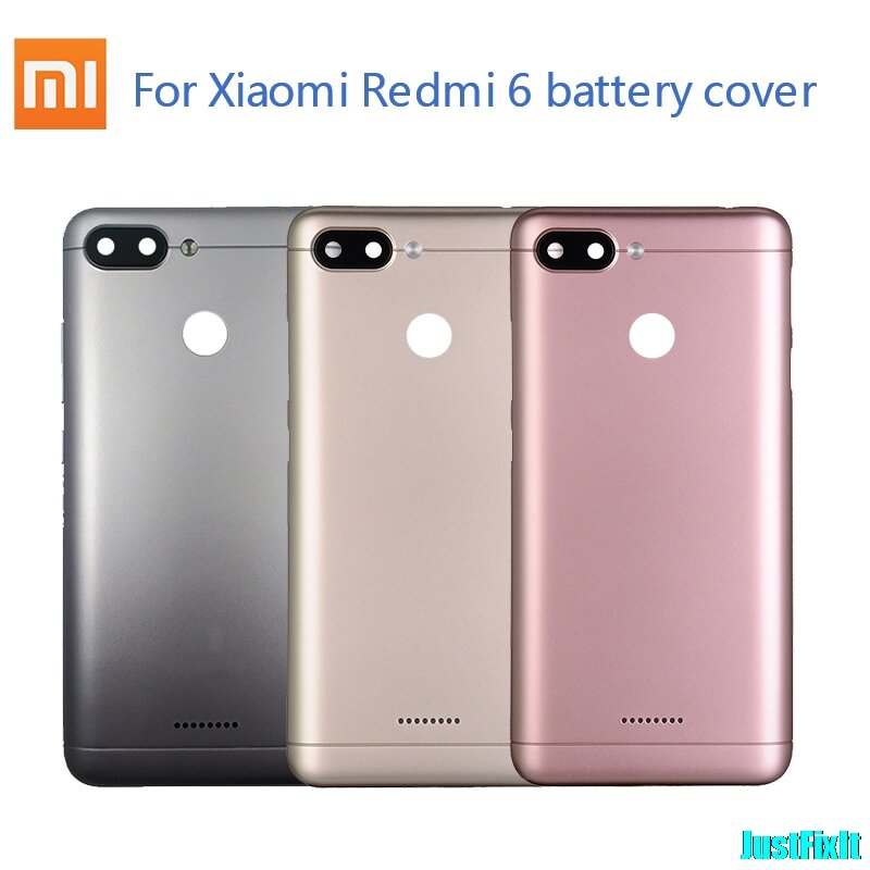 Boîtier d'origine pour Xiaomi Redmi 6/6A, coque arrière de batterie, pièces de rechange