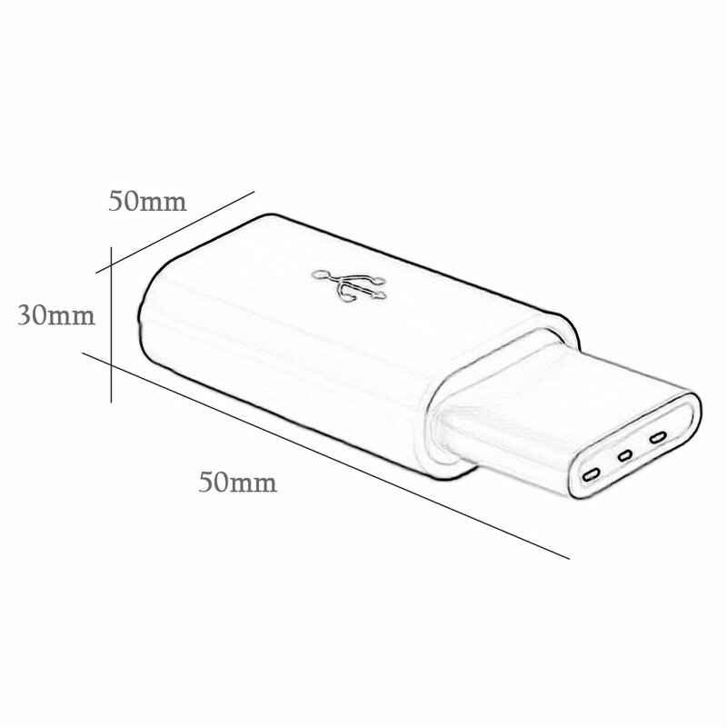 Universale USB 3.1 tipo-c connettore a Micro USB maschio a femmina convertitore Mini portatile USB-C adattatore dati tipo C dispositivo Android