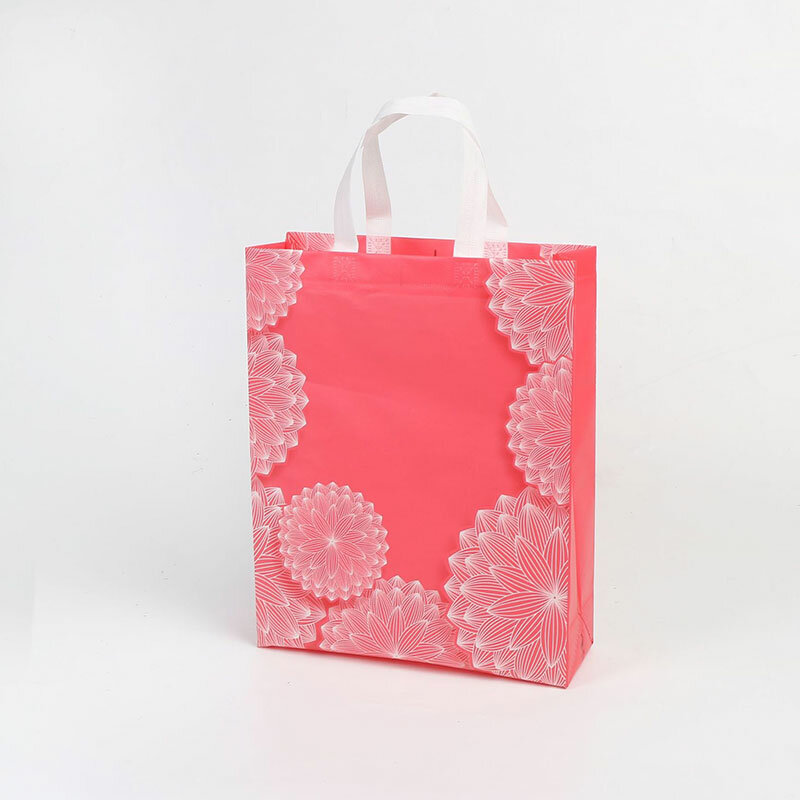De flores de moda, Impresión de bolsa de tela no tejida bolso Eco de tienda de comestibles plegable bolsas de práctica útil bolsas para ropa
