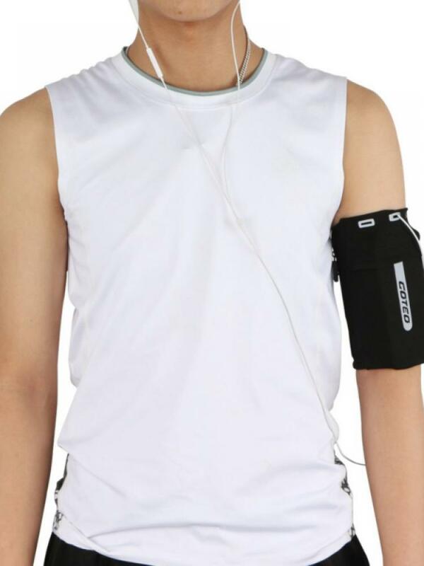 Borsa da braccio per telefono cellulare da corsa all'aperto Unisex copertura per braccio elastico borsa da polso riflettente per borsa sportiva antifurto personale