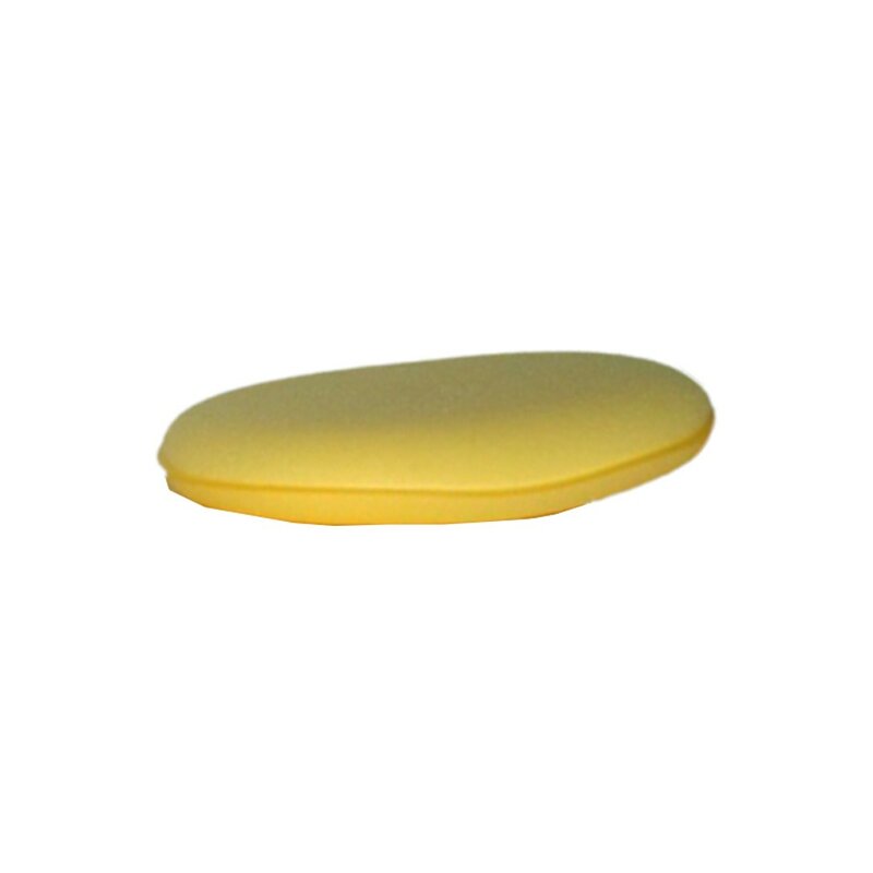 10Pcs Yellow Car Wax Polish Applicator Pad Large 5\" Soft Foam Sponge Pads Polishing And Waxing Maintenance Wood Glass Ceramics