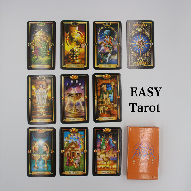 Heißer verkauf Magische Tarot Englisch Auflage Bord Spiel Mysterious Tarot Familie Party Karten Spiel