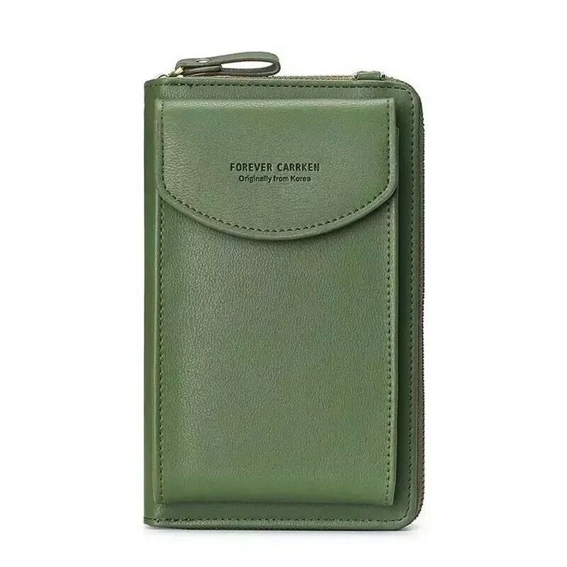 2021 kobiet portfel ramię Mini skórzane torby pasy telefon komórkowy duże posiadacze kart portfel w stylu torebki pieniądze kieszenie dziewczyny małe torby
