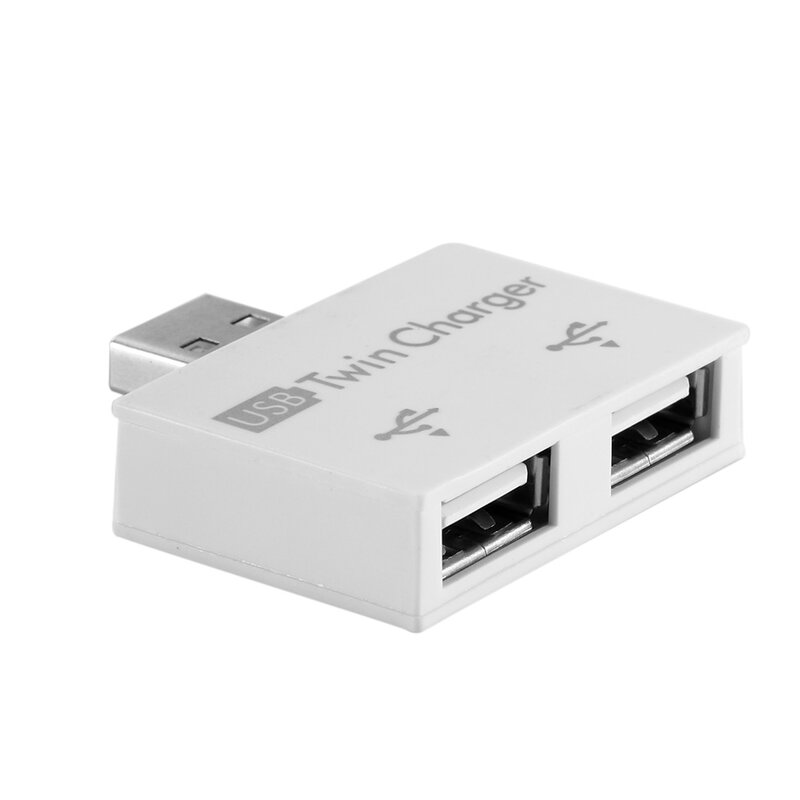 USB Charger 2 Port Hub Adapter Hot Sale Fashion New USB Splitter For Phone Tablet Computer Notebook 2021