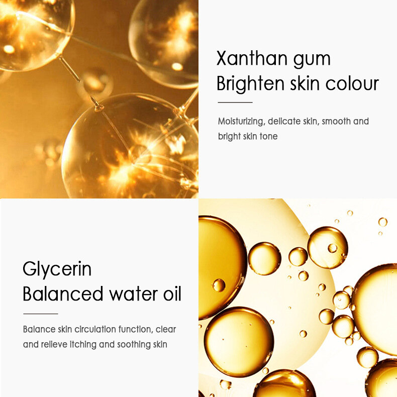 15ml 24K Golden Face Essence Oil antirughe idratante siero viso schiarente controllo dell'olio cura della pelle del viso essenza TSLM1