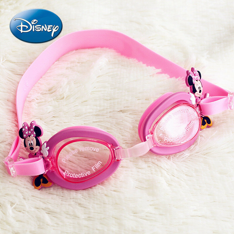 Disney Anti-Fog เด็กแว่นตาเด็กแว่นตาเด็กแว่นตาสไตล์ Mickey Minnie เจ้าหญิงแว่นตา
