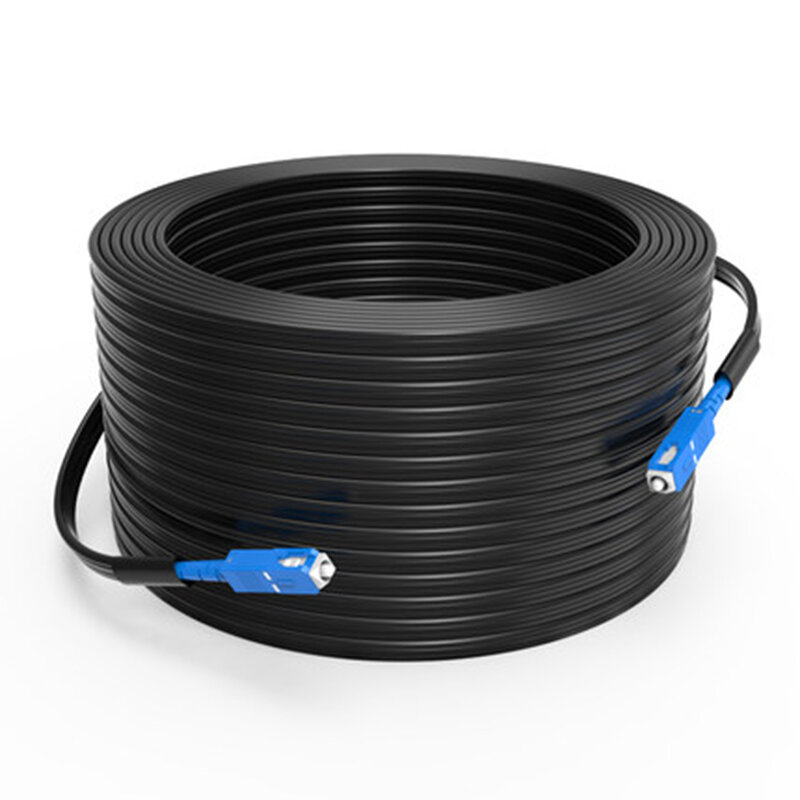 Cable de caída de fibra óptica para interior, Cable de parche de fibra óptica simple de modo único