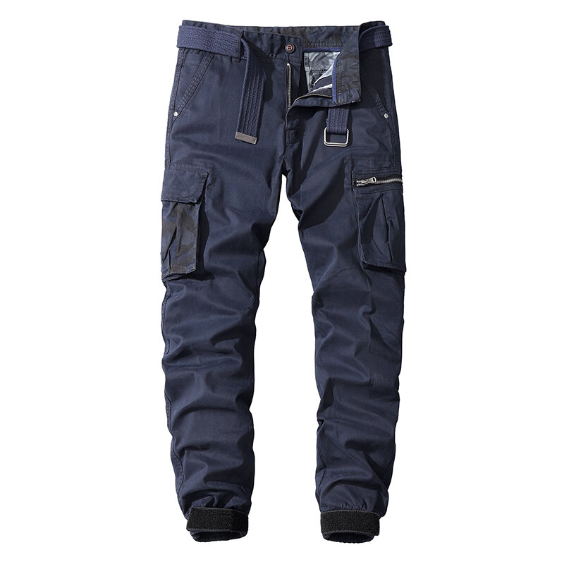 Pantalones militares de Trekking al aire libre para hombre, tácticos, de algodón, largos, con múltiples bolsillos, a la moda, novedad
