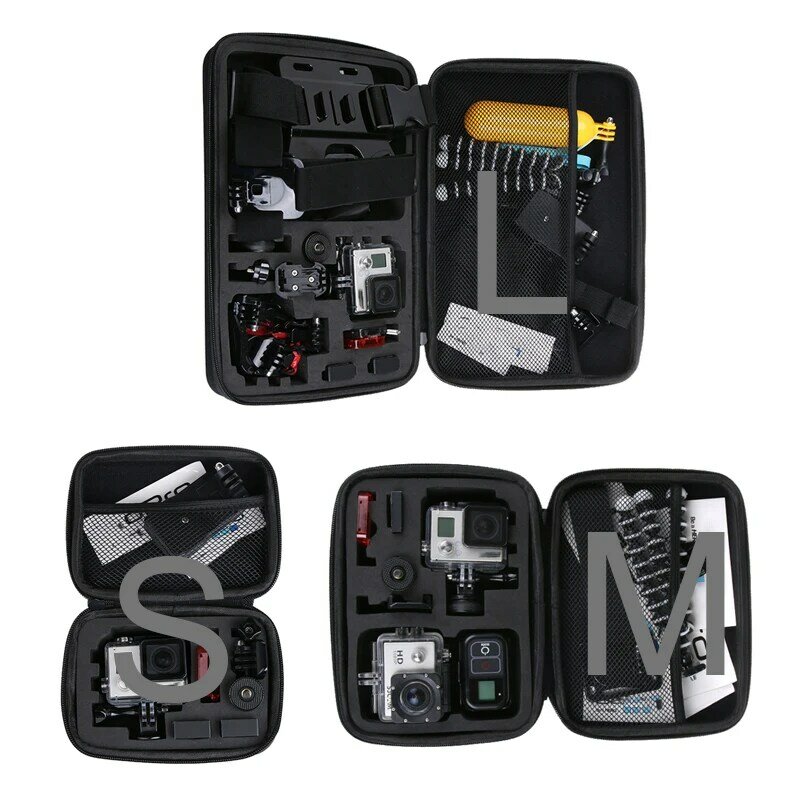 Для GoPro Аксессуар водонепроницаемый чехол Защитная сумка для хранения для Go Pro 9 4 5 6 7 8 Yi 4K Eken H9 Sjcam Sj7 Экшн-камера