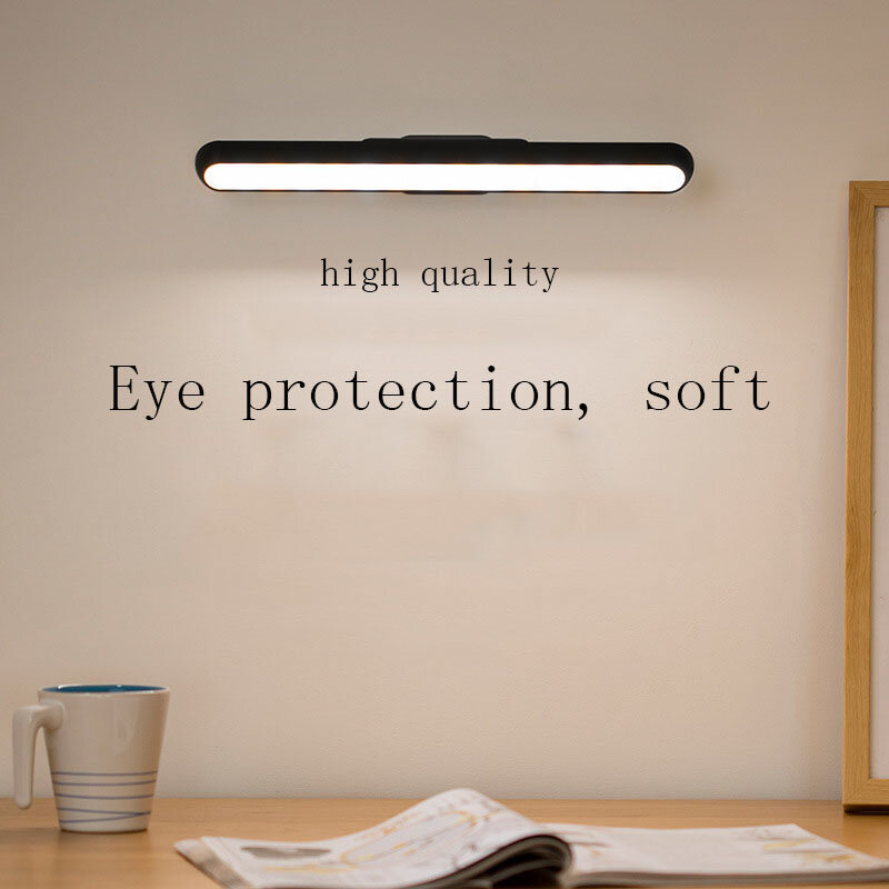 Lampa biurkowa LED do ochrony oczu akumulator bez światło stroboskopowe lampka nocna światło szafkowe szafka ścienna lampka nocna do czytania