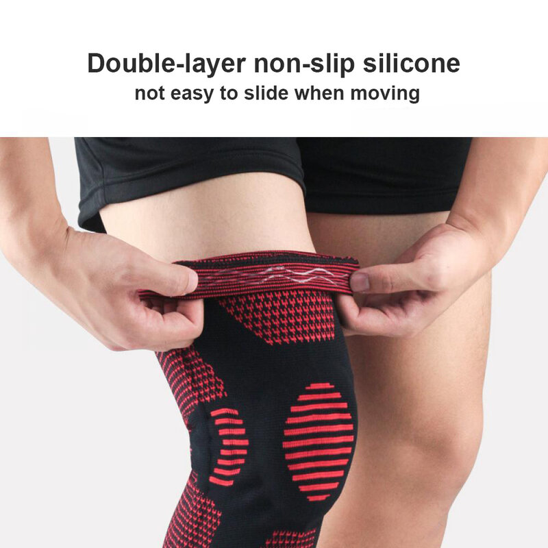 Sports Knee Support Crossfit Knee Pads Compression Brace Joints Protector Cycling Volleyball Football Weight Lifting Gym Kneepad