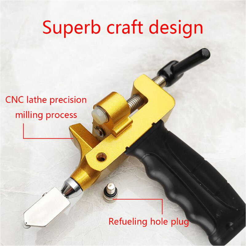 Multifunctional Hand Glass Cutting Tools Thick Glass Ceramic Tile Cutter Artifact High Strength Glass Knife Cutter Tools