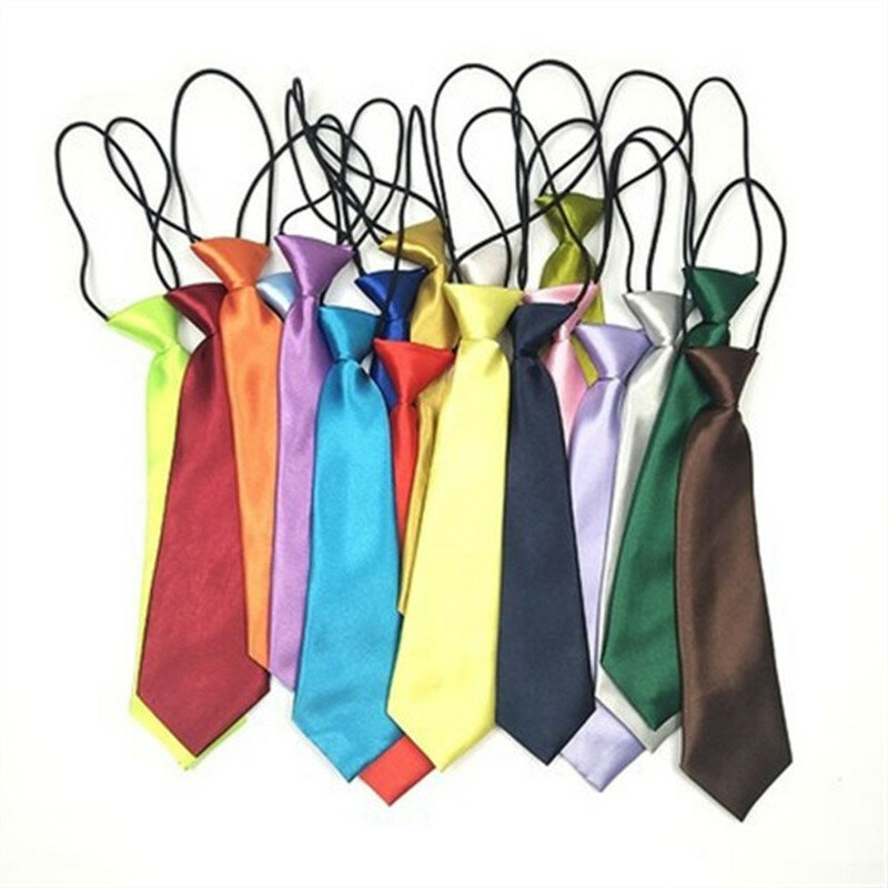 男の子と女の子のための伸縮性のあるネクタイ,赤ちゃんのためのファッション,さまざまな色