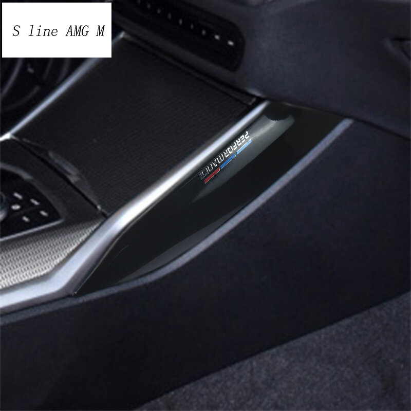 Car Styling pulsanti del pannello del cambio pomello copertura laterale Trim per BMW serie 3 G20 G28 adesivi per pannelli tazza d'acqua accessori interni
