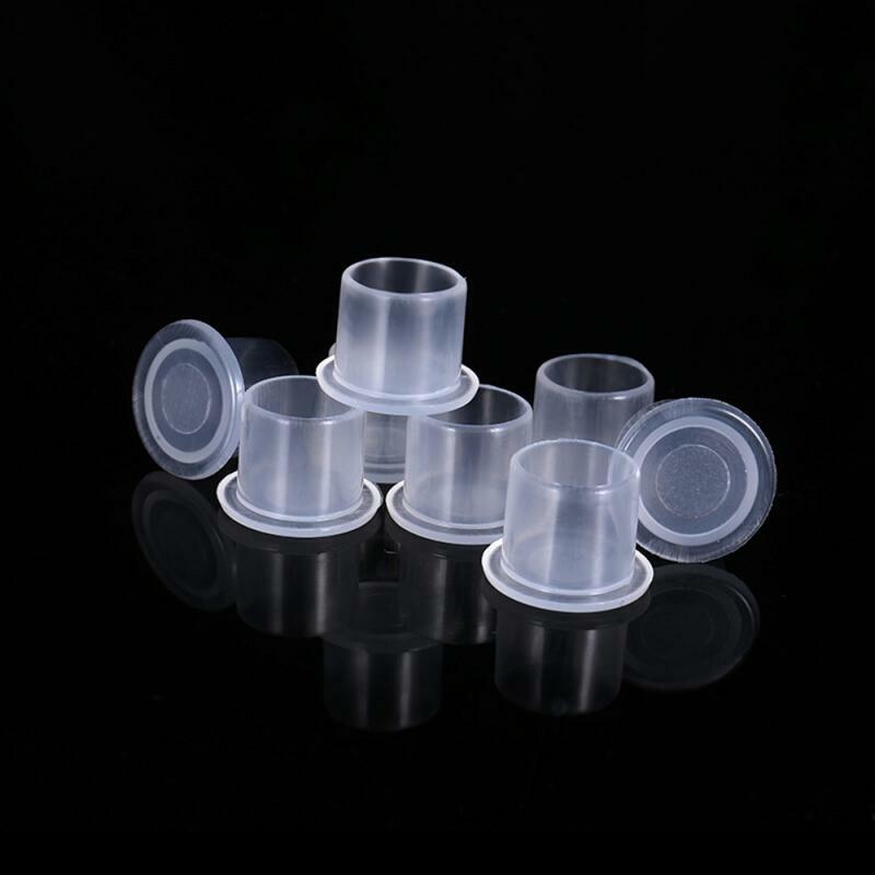Durable reusable Microblading Pigment Cups Caps Tattoo Ink Holder Permanent Makeup Supplies Plastic Microblading Tattoo Ink Cap