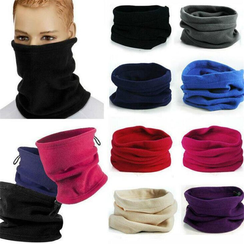1 pieza 3 en 1 invierno Unisex mujeres hombres deportes bufanda de lana térmica redecilla calentador de cuello máscara facial gorros