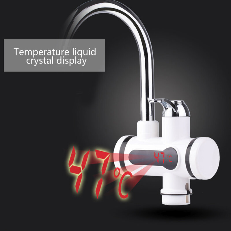 Мгновенный нагреватель для горячей воды, кухонный Электрический безрезервуарный водонагреватель, с евровилкой