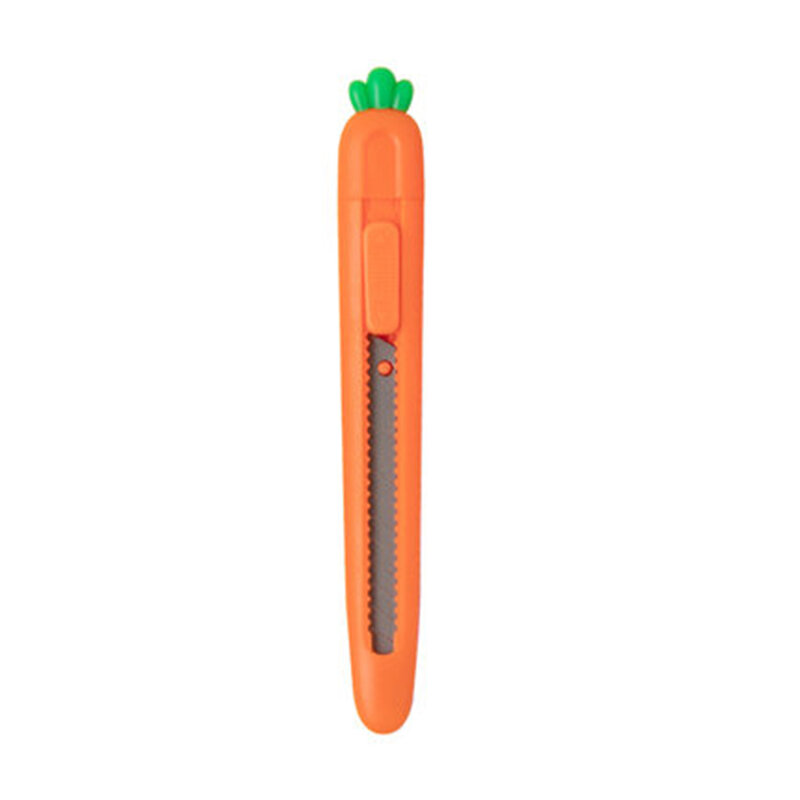 Portable Mini Utility Knives Carrot Art Knife Express Unpacking Envelope Office Paper Cutting Art Knife School Stationery