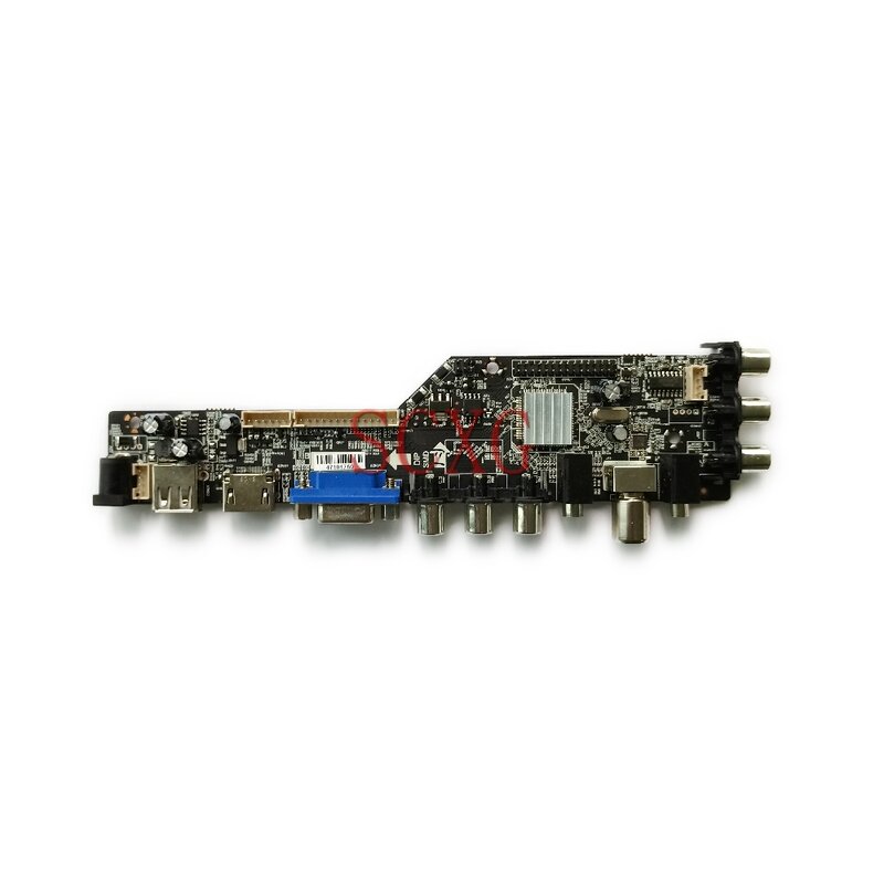 1280*1024 30-Pin LVDS USB VGA AV Hdmi-kompatibel Digital DVB Pengendali Papan KIT 4-CCFL untuk LTM170E4/LTM170E5/LTM170E6/LTM170E8