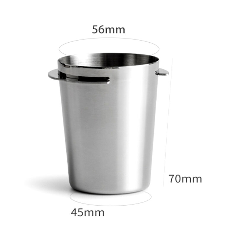 Support Dropshipping Stainless Steel Coffee Dosing Cup Powder Feeder Part for 58mm Espresso Machine Dosing Cup