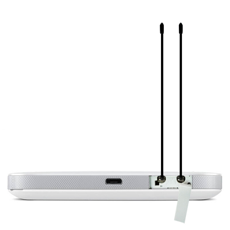 Dlenp – antenne 4G LTE avec connecteur TS9 ou CRC9 pour Huawei E398 E5372 E589 E392 Zte MF61 MF62 aircard 753s 5dbi Gain, 2 pièces