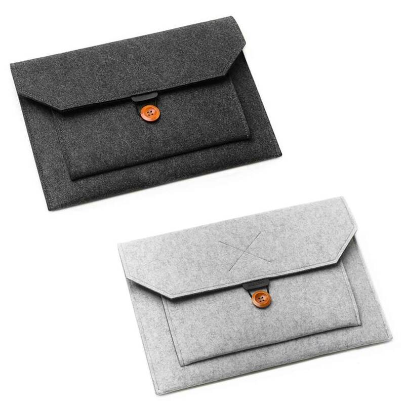 Simples cor sólida saco de manga portátil caso notebook para macbook pro ar retina tablet manga capa saco para xiaomi huawei hp