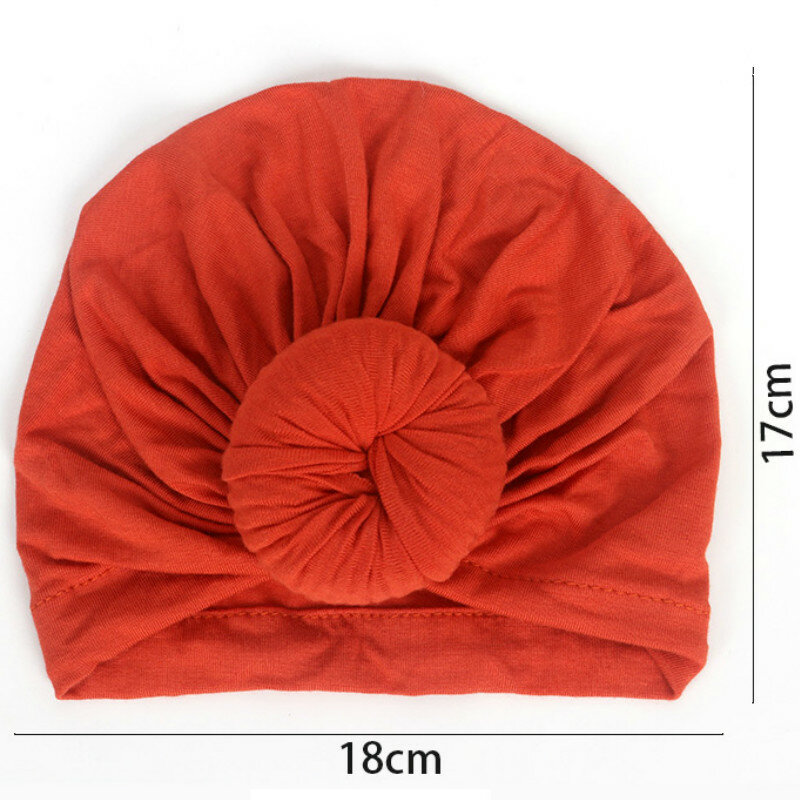 Bonnet d'hiver en coton pour bébé fille et garçon, Turban avec nœud, casquette d'hôpital souple, solide, accessoires pour nouveau-né, 2020