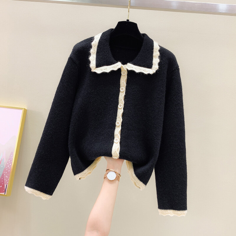 Fashion new casual all-match knitted sweater
