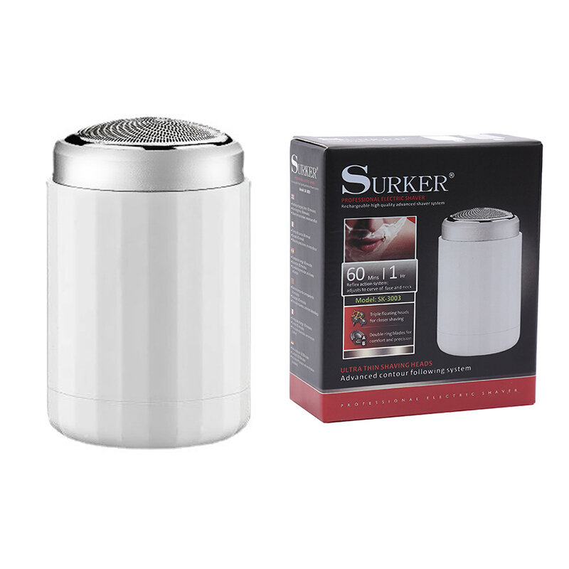 Surker – rasoir électrique Portable intelligent, Mini tondeuse à barbe, humide et sec, tête de coupe, étanche IPX6