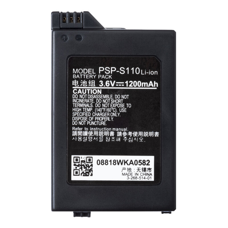 Remplacement de paquet de batterie Rechargeable d'ion de Lithium d'ostent 1200mAh 3.6V pour la Console de Sony PSP 2000/3000 PSP-S110