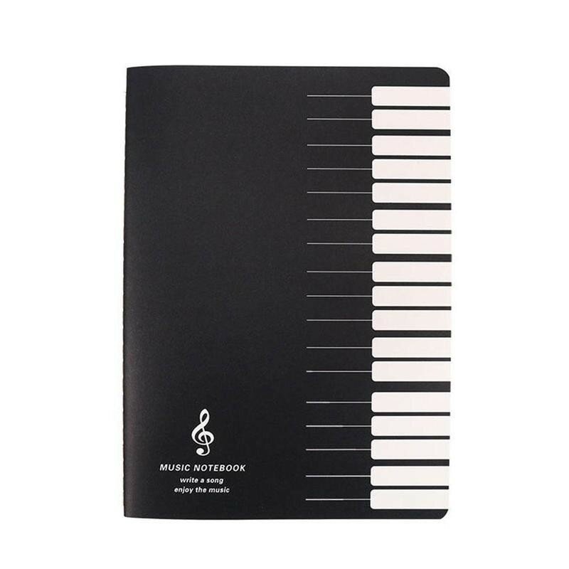 Musica pratica Notebook pianoforte violino accessori universali a cinque linee per principianti modello Notebook Piano casuale X3S8