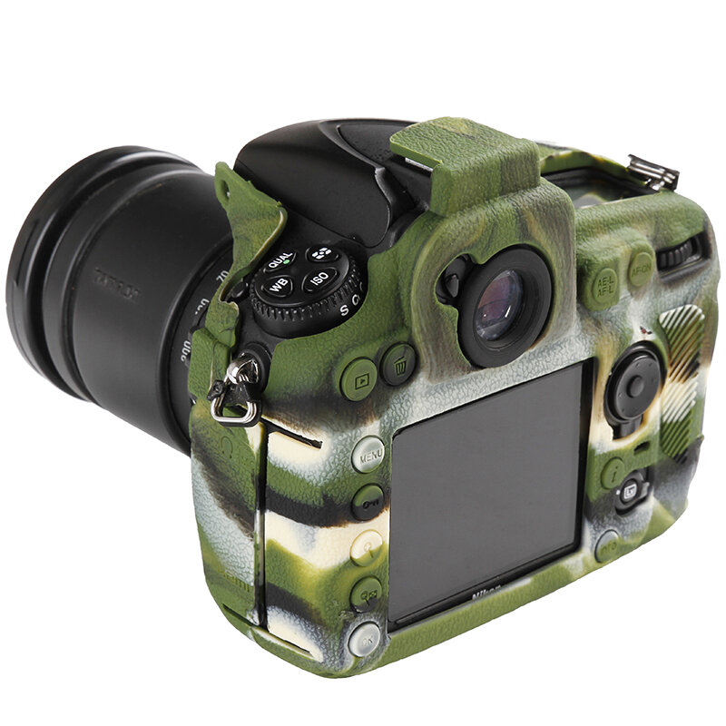 Litchi Texture 실리콘 카메라 보호 케이스, 니콘 D810 D810a 카메라 보호 커버, 니콘 D810 D810a