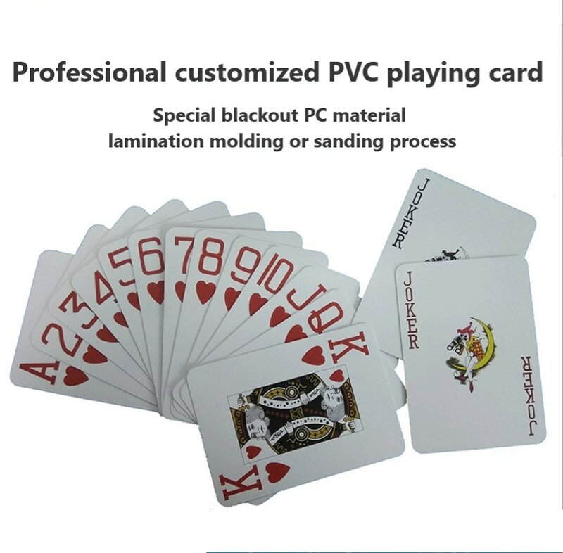 Cartão de jogo de plástico inteligente, rfid, chip rf, pvc, mágica, baralho de jogo, pôquer, hf, 13.56mhz