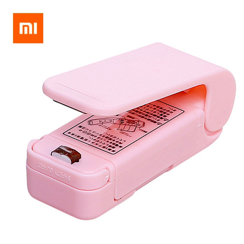 Xiaomi mijia mini máquina de embalagem a vácuo portátil alimentos saco plástico aferidor do vácuo térmico máquina embalagem xiaomi loja oficial