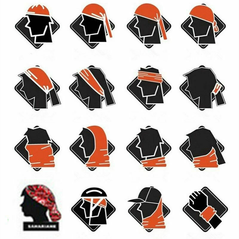 Men Women's Head Scarf Warmer Bandana For Outdoor Sport Biker Hiking Skiing Magic Tube Scarf Protection Neck Cover Face Mask