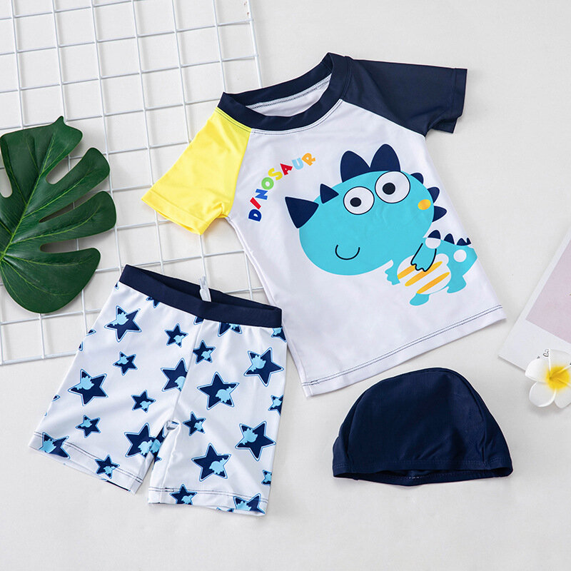 Maillot de bain 3 pièces pour bébés garçons, Anti UV, vêtements de plage pour enfants en bas âge