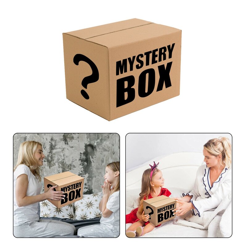 Lucky Mystery Boxes Halloween props,There is A Chance to Open: Such As Mask Halloween lantern,stickers,toys decor Ornaments More