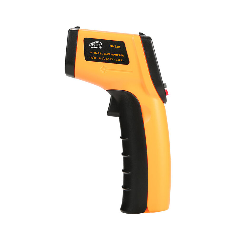 GM320 Laser senza contatto-50 ~ 400 ℃ termometro a infrarossi pirometro a infrarossi misuratore di temperatura Laser IR pistola a punti pirometro industriale