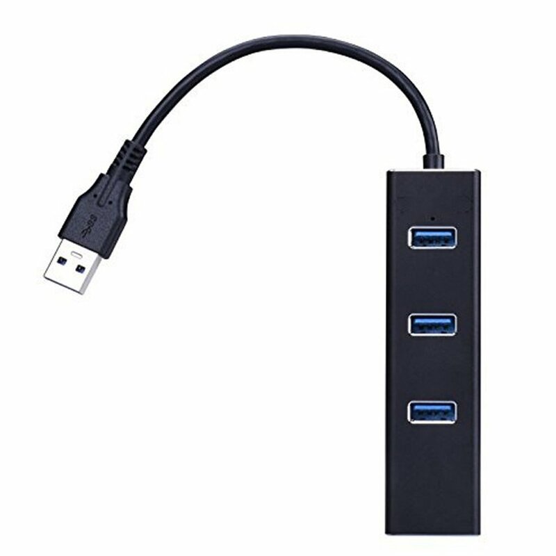 Adaptateur Ethernet 3 Ports USB 3.0 HUB vers Rj45 Lan, carte réseau pour Macbook Mac de bureau